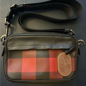 Coach Graham buffalo plaid crossbody